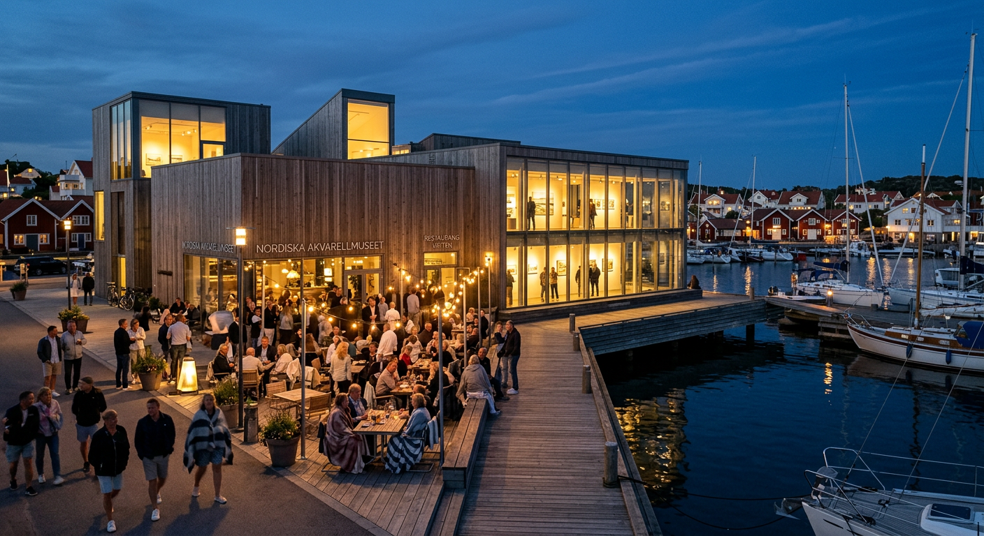 Gatumusikscen vid hamnen